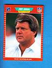 1989 Proset #98 Jimmy Johnson RC Great Coach  Cowb