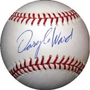  Daryle Ward Autographed Baseball