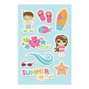   Makin Waves Collection   Canvas Stickers   Summer Fun