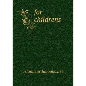  for childrens islamicurdubooks.net Books