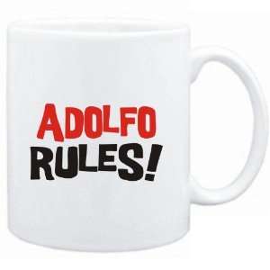  Mug White  Adolfo rules  Male Names