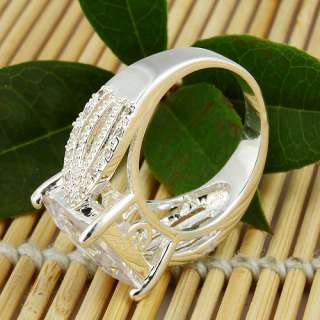   White Topaz Jewelry Gems Silver Ring Size #10 S07 Hot 2011 New Arrival