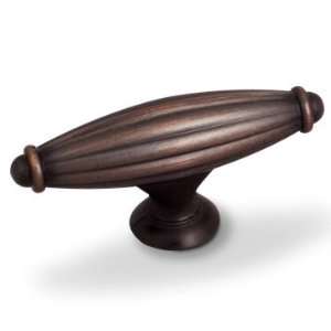  Oil Rubbed Bronze Cabinet Knob   Ribbed Design Everything 