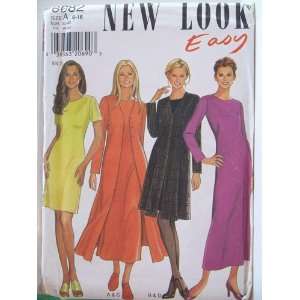  New Look Easy Sewing Pattern 6682. Misses Sizes 6;8;10;12 