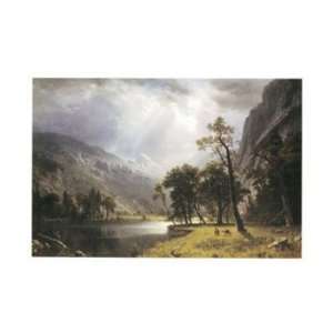 Albert Bierstadt   Half Dome, Yosemite Valley Canvas 