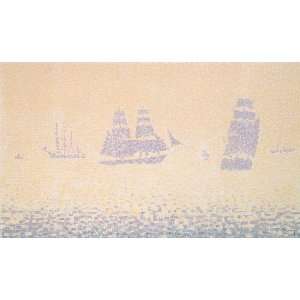  Hand Made Oil Reproduction   Paul Signac   24 x 14 inches 