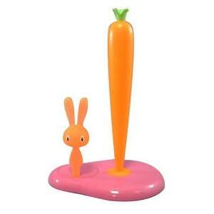  Alessi Bunny & Carrot Paper Towel Holder Pink(Short 11.5 