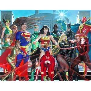  Where Justice Resides Alex Ross Fine Art Giclee Print on 