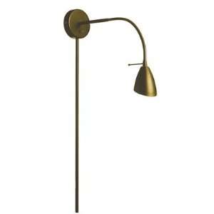  Dainolite DGUW224 AB Modern Wall Lamp, Antique Brass