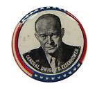 1952 Mamie Eisenhower Pat Nixon 3 5 Presidential Campaign Button Bn02 