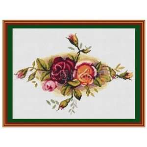  Roses Cross stitch Kit Arts, Crafts & Sewing
