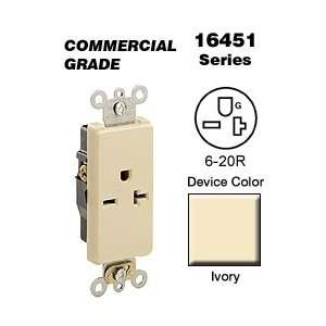  Leviton 16451 I 20 Amp, 250 Volt, Decora Plus Single 