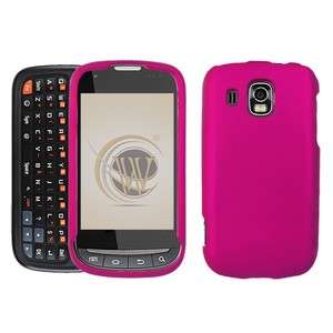 Rubberized Rose Pink HARD Protector Case Phone Cover for Samsung 