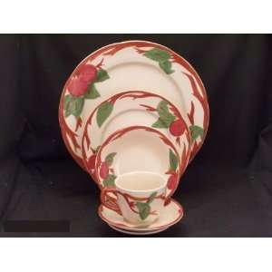 Franciscan Apple Eight 5 Pc Settings With Soup/Cereal Bowl  