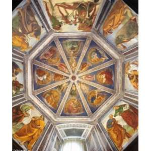   28 inches   View of the Vaulting of the Sacristy of