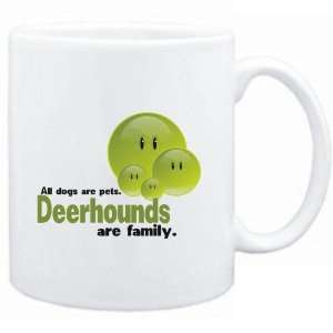  Mug White FAMILY DOG Deerhounds Dogs