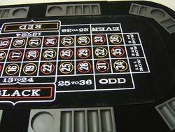 10X 3 IN 1 Blackjack ROULETTE HOLDEM POKER TABLE TOP  