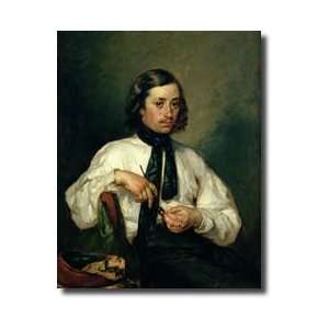  Portrait Of Armand Ono Known As The Man With The Pipe 1843 