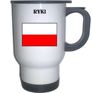  Poland   RYKI White Stainless Steel Mug 