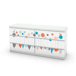 The meeting Decal for IKEA Malm Dresser 3x2 Drawers