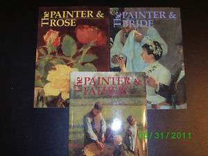 Book Set of The Painter And Father,Rose,Bride   Art  