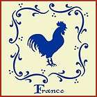 FRENCH ROOSTER STENCIL   FRANCE   The Artful Stencil