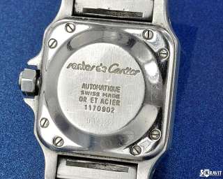Ladies Cartier Two Tone Automatic Santos Circa 1980s  