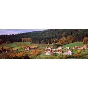 View of Houses on a Landscape, Baden Wurttemberg, Germany Stretched 
