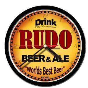  RUDO beer and ale cerveza wall clock 