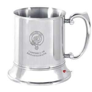  Campbell Of Breadalbane Clan Crest 16oz Stainless Steel 