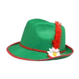  Green Felt Alpine Hat