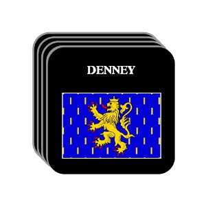  Franche Comte   DENNEY Set of 4 Mini Mousepad Coasters 