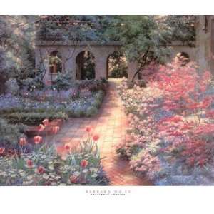    Courtyard Reprise   Poster by Barbara Hails (30x26)