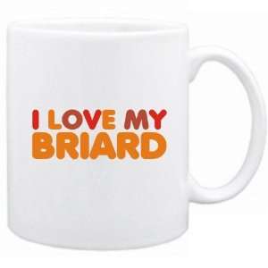  New  I Love My Briard  Mug Dog