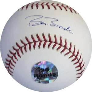  Barry Bonds Autographed Baseball (Unframed) Sports 