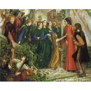  Beatrice Meeting Dante at a Wedding Feast Denies him Her 