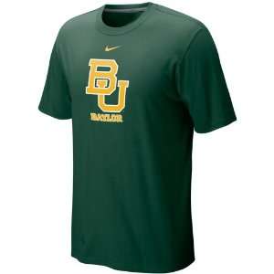 Nike Baylor Bears Classic Logo T shirt   Green (XX Large)  