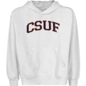 NCAA Cal State Fullerton Titans Youth White Arch Applique 