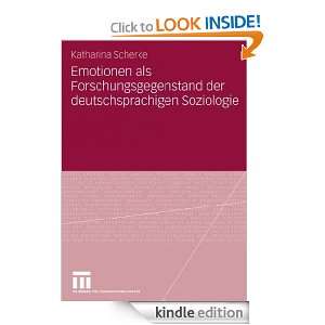 Emotionen als Forschungsgegenstand der deutschsprachigen Soziologie 