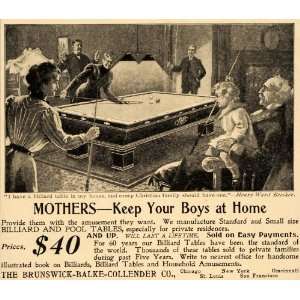   Tables Henry Ward Beecher Games   Original Print Ad