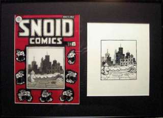 ROBERT CRUMB   SNOID COMICS (1979) COVER ORIGINAL ART  
