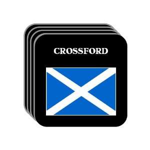  Scotland   CROSSFORD Set of 4 Mini Mousepad Coasters 