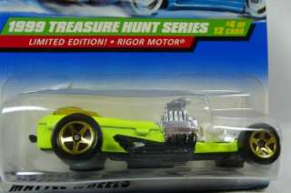 1999 Hot Wheels th treasure hunts RIGOR MOTOR 4/12  