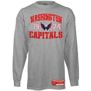  Reebok Washington Capitals Validation Long Sleeve T Shirt 