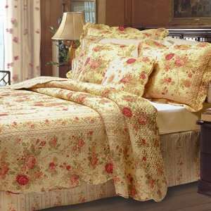   Home Fashions Antique Rose Full/Queen 10 Piece Set