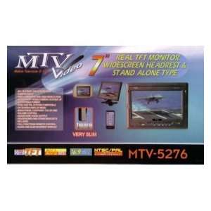  MT&V (MTV 5276) 7 Real TFT Monitor Widescreen Headrest 