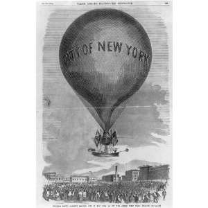   Professor Thaddeus Lowe,balloon,CITY OF NEW YORK,1859
