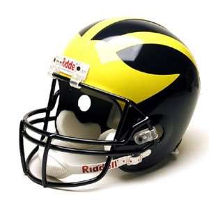 Michigan Wolverines Authentic Helmet by Riddell  Sports 
