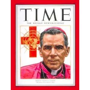  Bishop Fulton Sheen by TIME Magazine. Size 8.00 X 10.00 