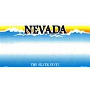 Nevada State Background Blanks FLAT   Automotive License Plates Blanks 
